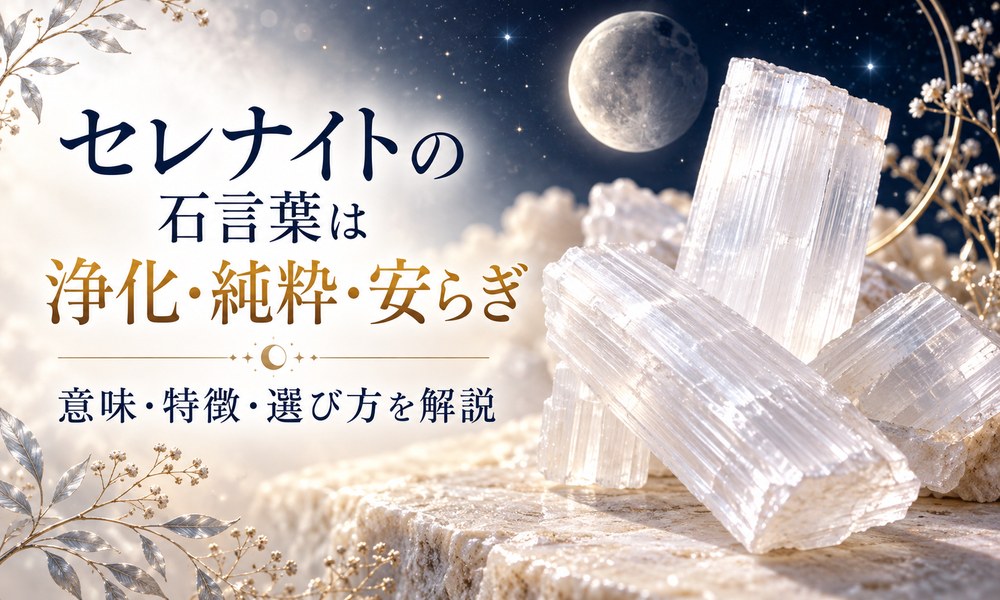 セレナイトの石言葉 画像1 セレナイトの石言葉