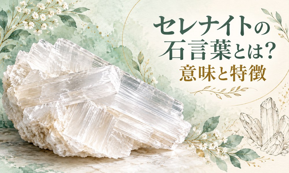 セレナイトの石言葉とは？意味と特徴