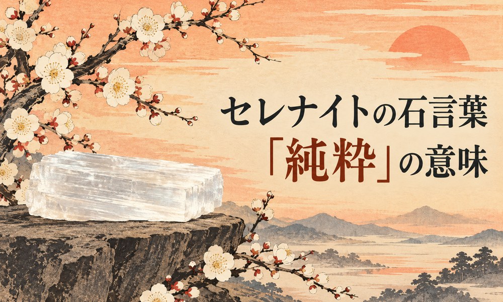 セレナイトの石言葉「純粋」の意味