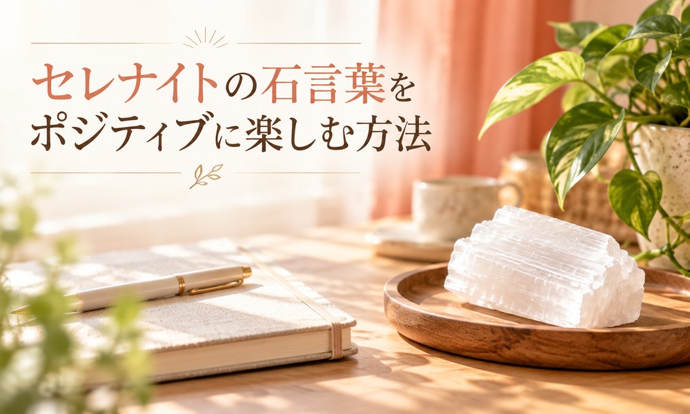 セレナイトの石言葉をポジティブに楽しむ方法