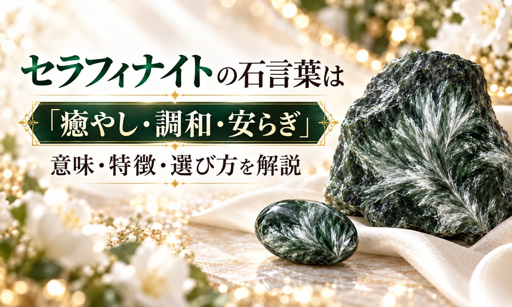 seraphinite 見出し画像 1 seraphinite の石言葉