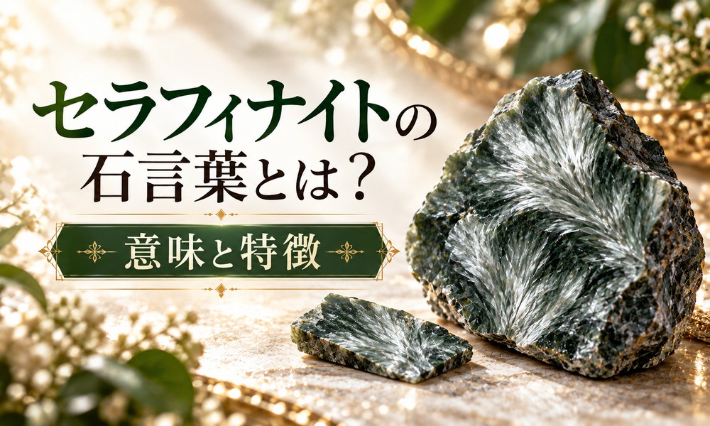 セラフィナイトの石言葉とは?意味と特徴 セラフィナイトの石言葉とは?意味と特徴
