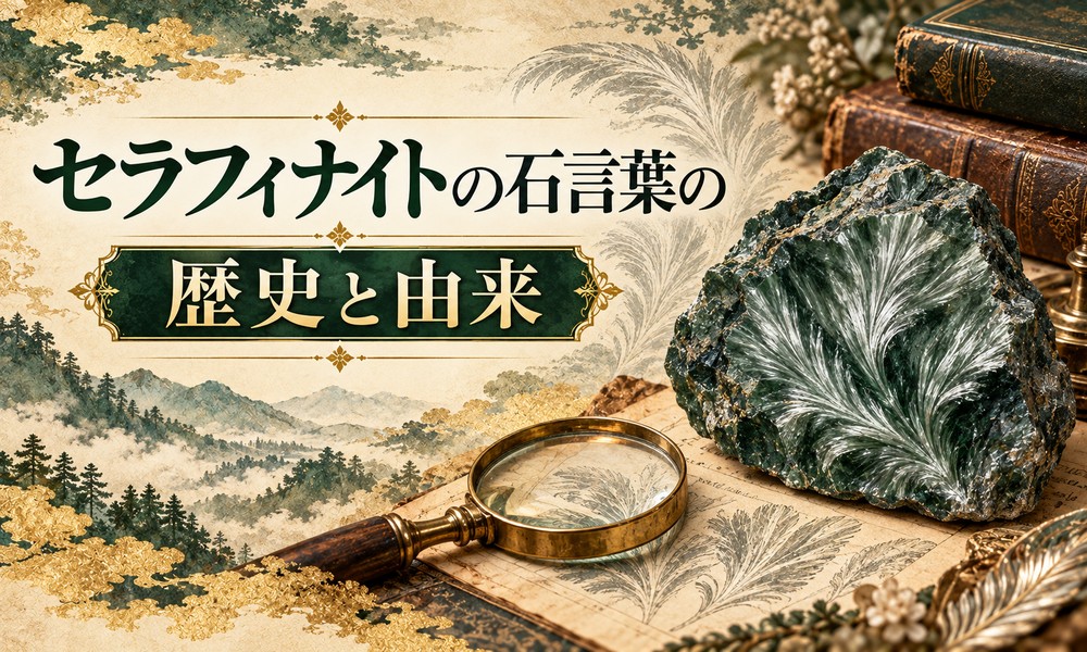 セラフィナイトの石言葉の歴史と由来 セラフィナイトの石言葉の歴史と由来