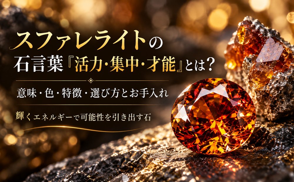 スファレライトの石言葉
