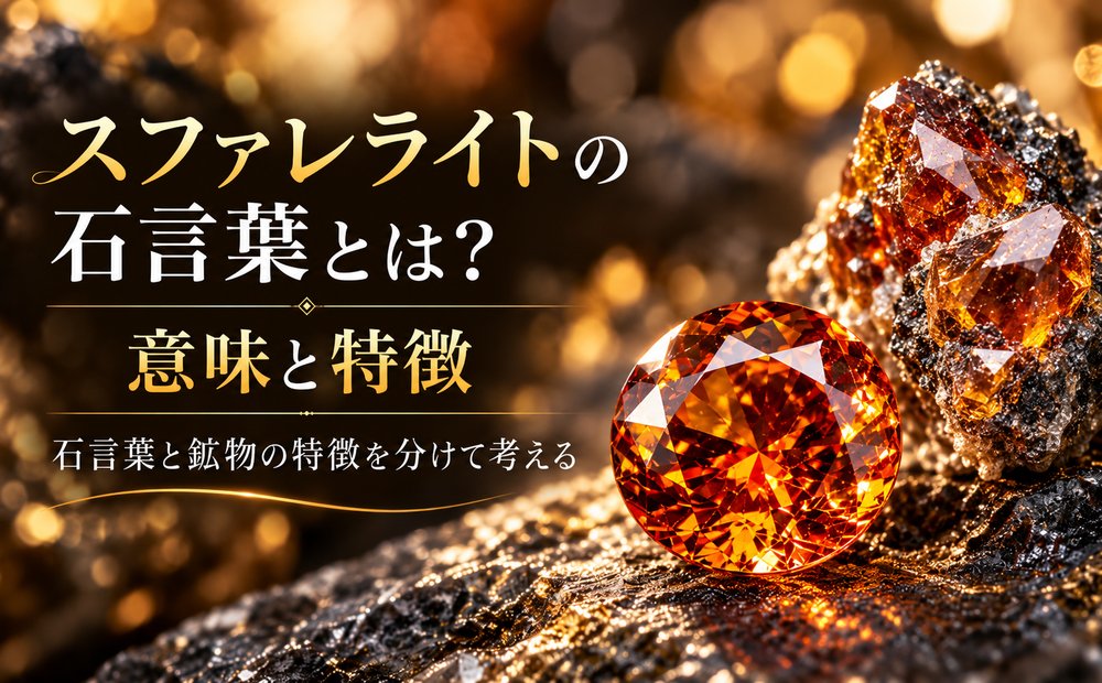 スファレライトの石言葉とは？意味と特徴