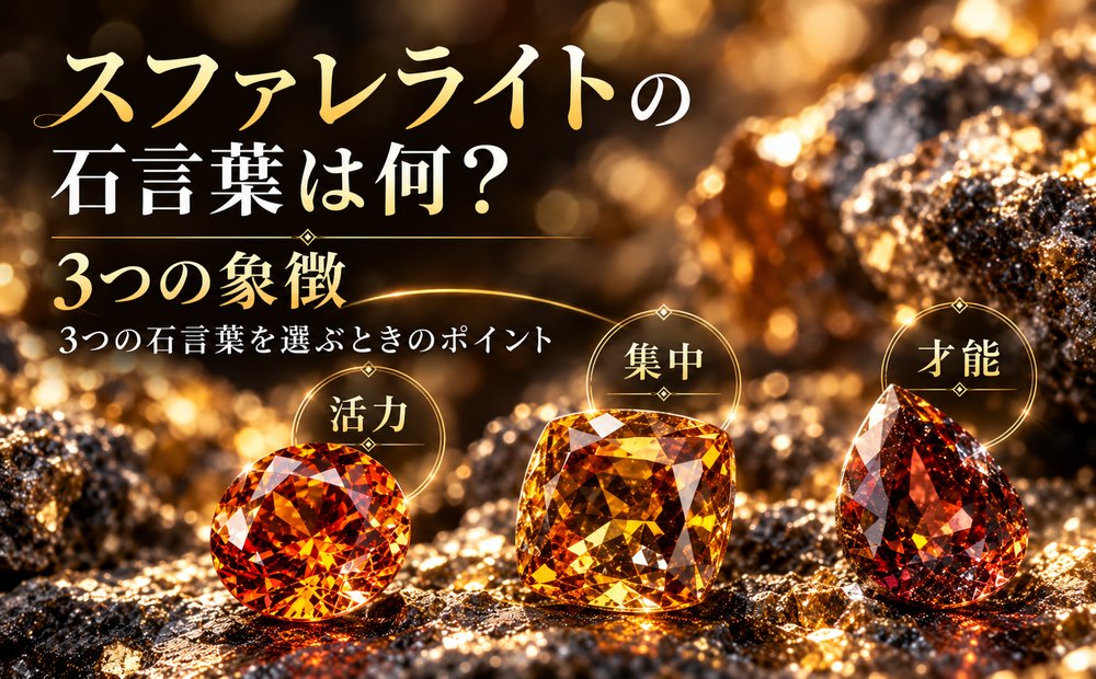 スファレライトの石言葉は何？3つの象徴