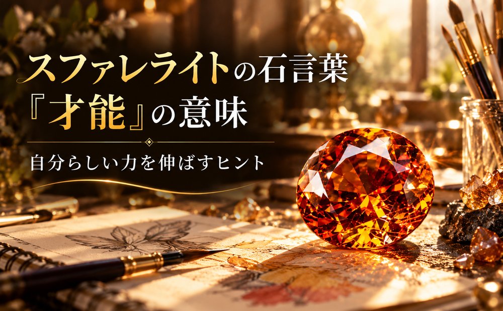 スファレライトの石言葉「才能」の意味