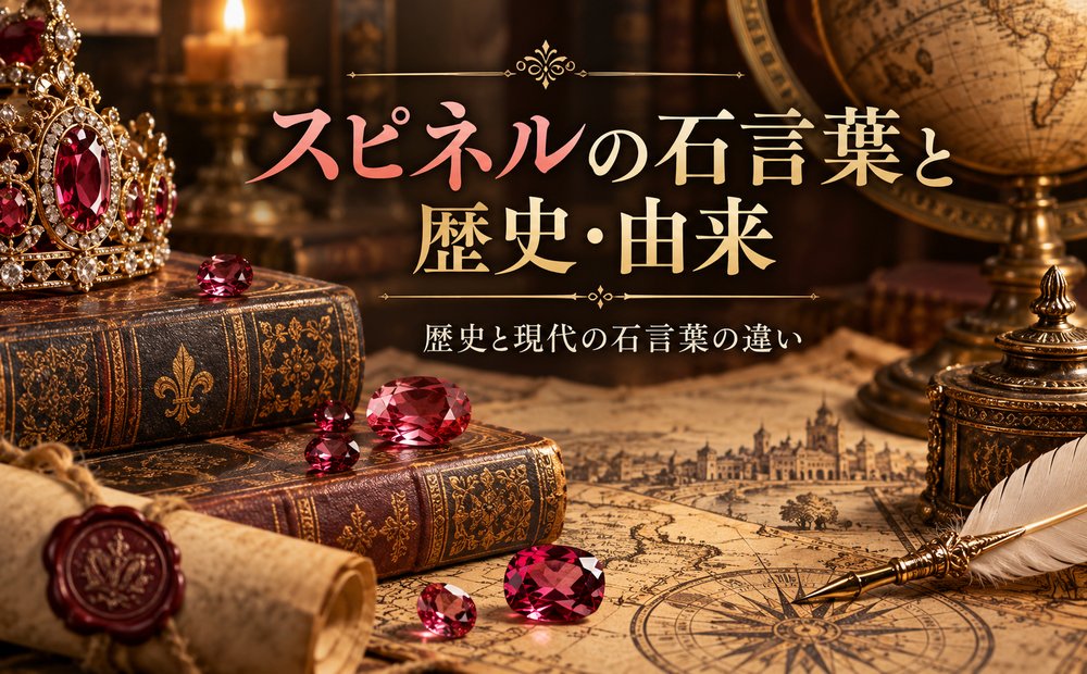 スピネルの石言葉と歴史・由来