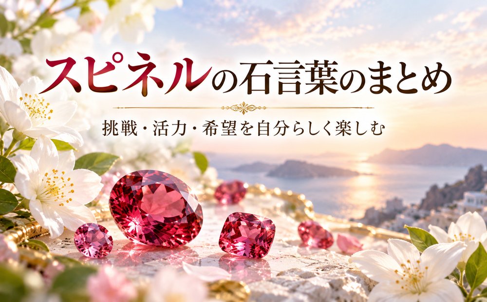 スピネルの石言葉のまとめ