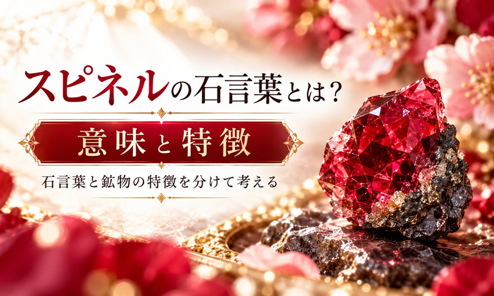 スピネルの石言葉とは？意味と特徴