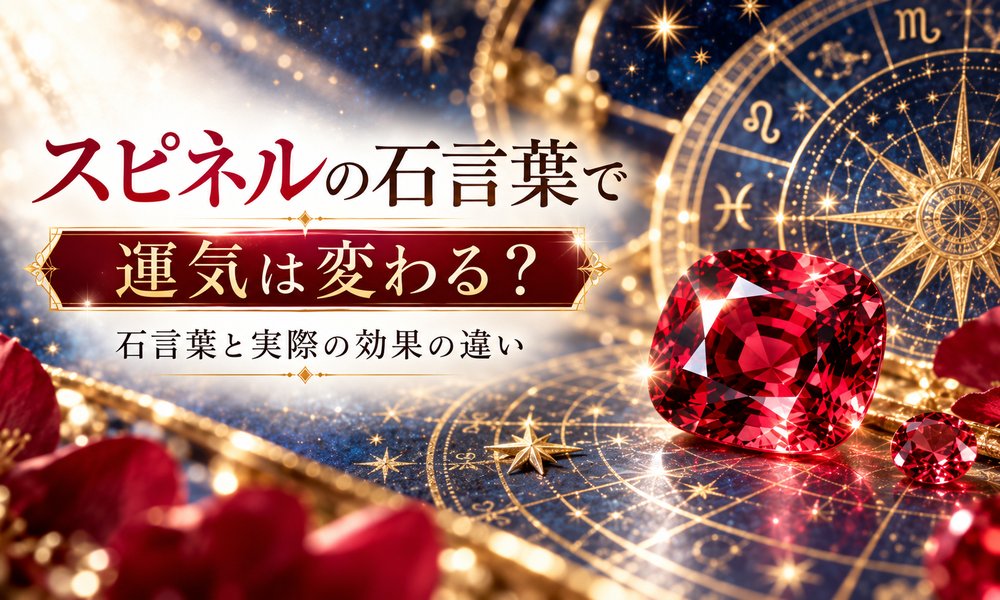 スピネルの石言葉で運気は変わる？