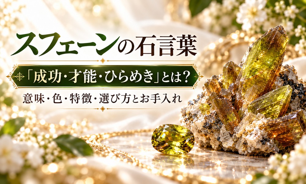 sphene 見出し画像 1 sphene の石言葉