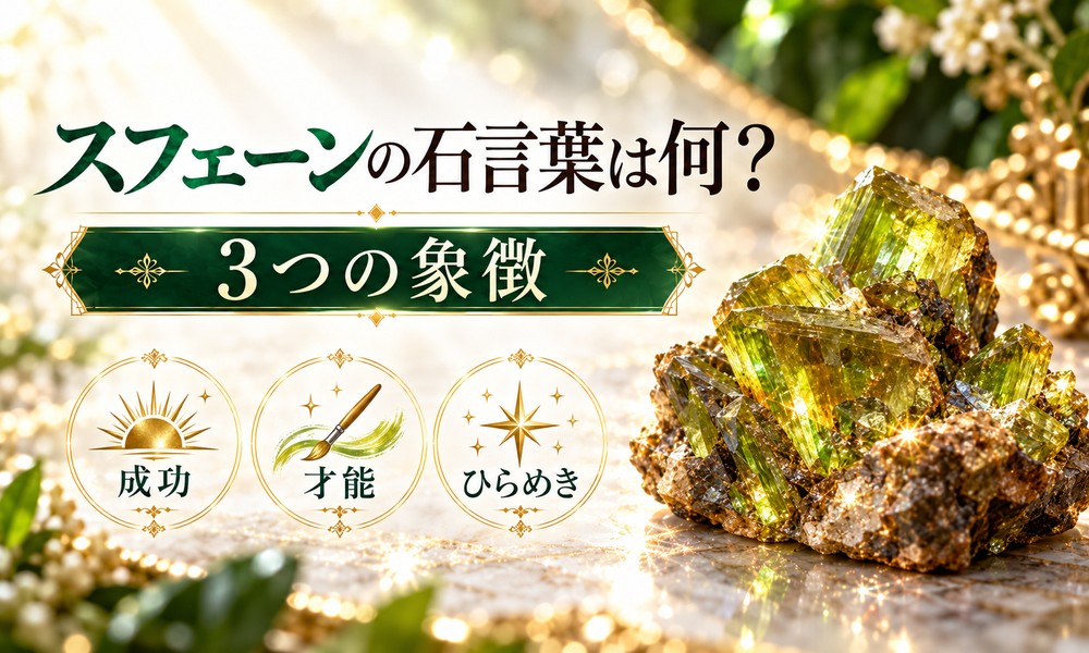 スフェーンの石言葉は何?3つの象徴 スフェーンの石言葉は何?3つの象徴