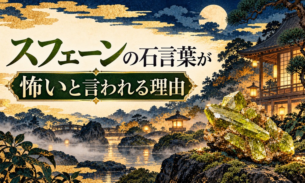 スフェーンの石言葉が怖いと言われる理由 スフェーンの石言葉が怖いと言われる理由