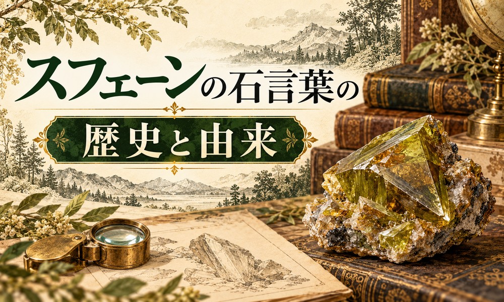 スフェーンの石言葉の歴史と由来 スフェーンの石言葉の歴史と由来