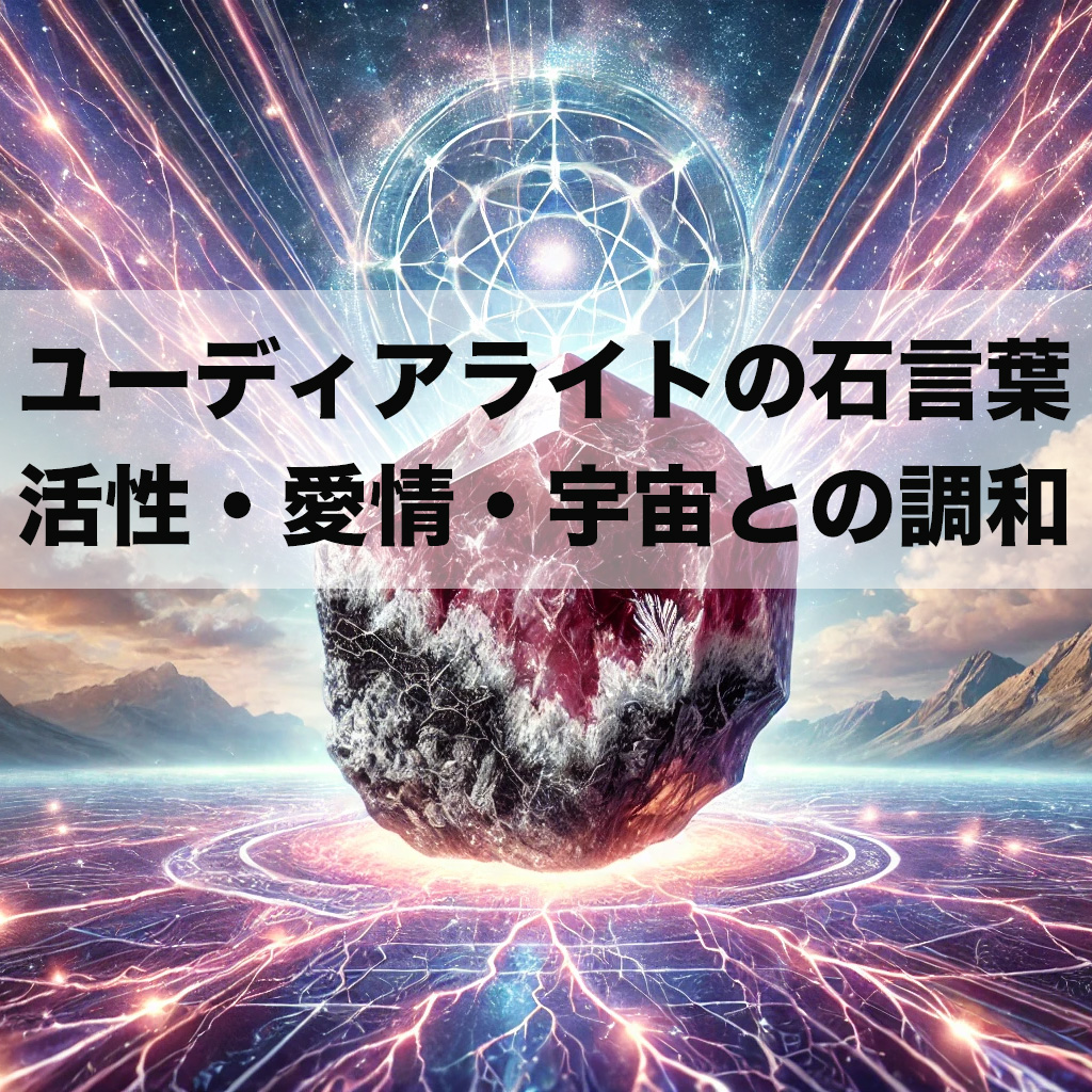ssedfs - ユーディアライトの石言葉とは？活性・愛情・宇宙との調和の意味を徹底解説