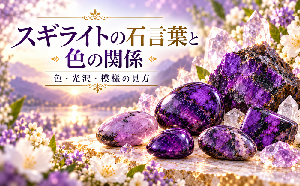 スギライトの石言葉と色の関係 スギライトの石言葉と色の関係