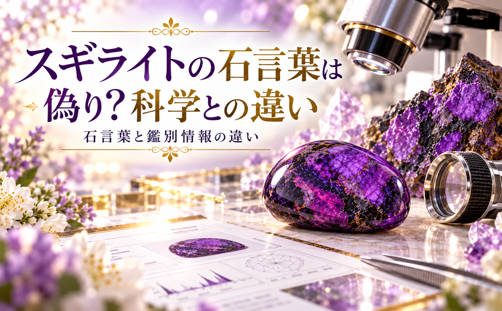スギライトの石言葉は偽り?科学との違い スギライトの石言葉は偽り?科学との違い