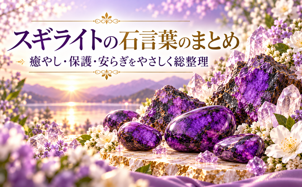 スギライトの石言葉のまとめ スギライトの石言葉のまとめ