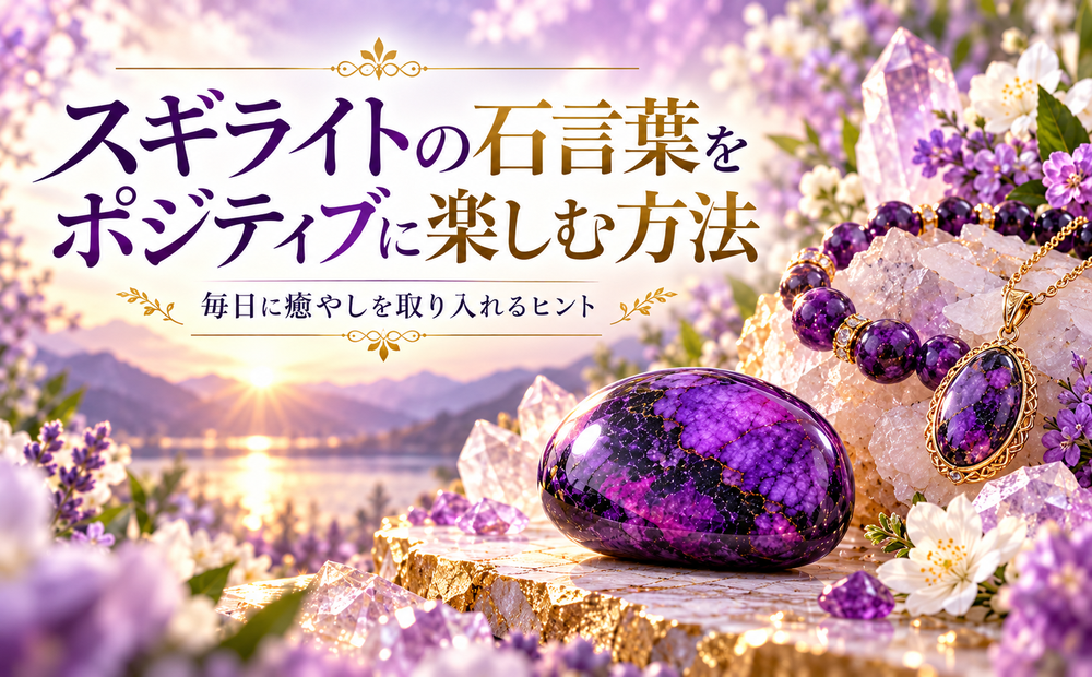 スギライトのアイキャッチ：スギライトの石言葉