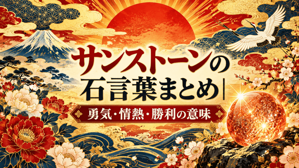 サンストーンの石言葉まとめ 勇気・情熱・勝利