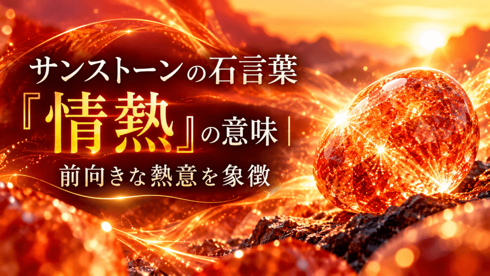 サンストーンの情熱の石言葉 サンストーンの情熱の石言葉