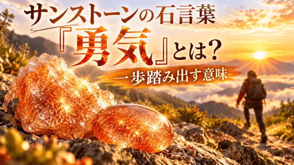 サンストーンの勇気の石言葉 サンストーンの勇気の石言葉