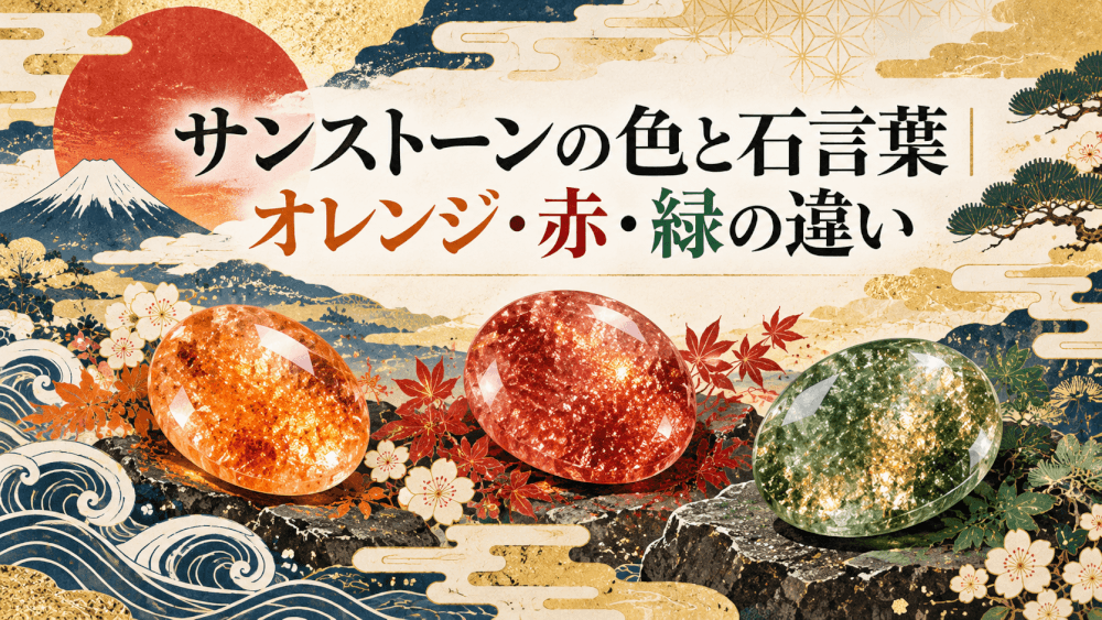 サンストーンの色と石言葉 サンストーンの色と石言葉