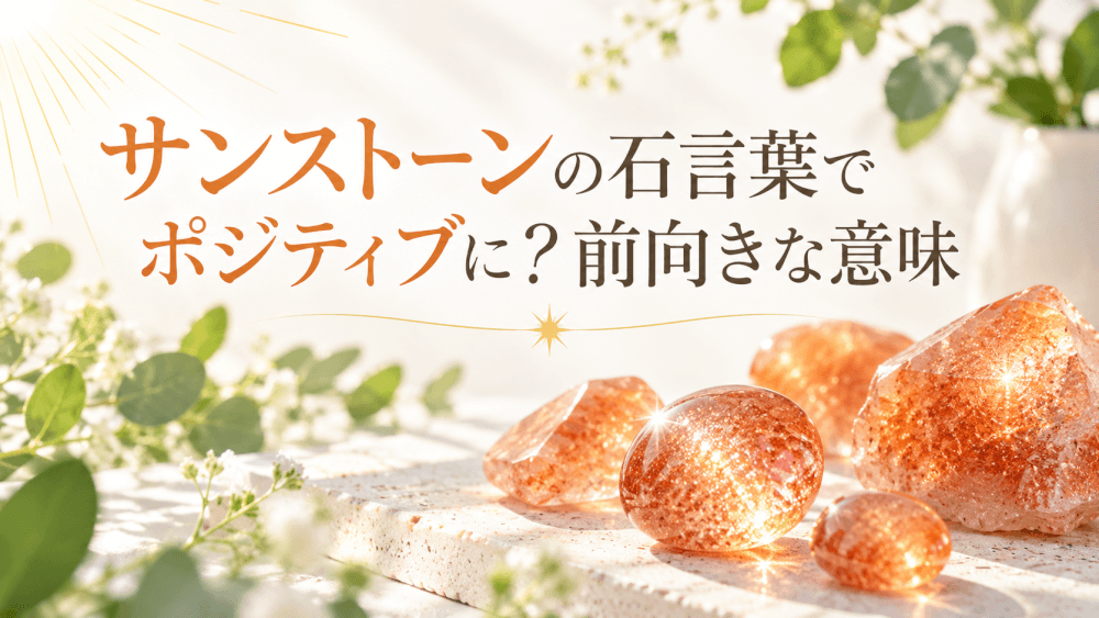 サンストーンのポジティブな意味 サンストーンのポジティブな意味