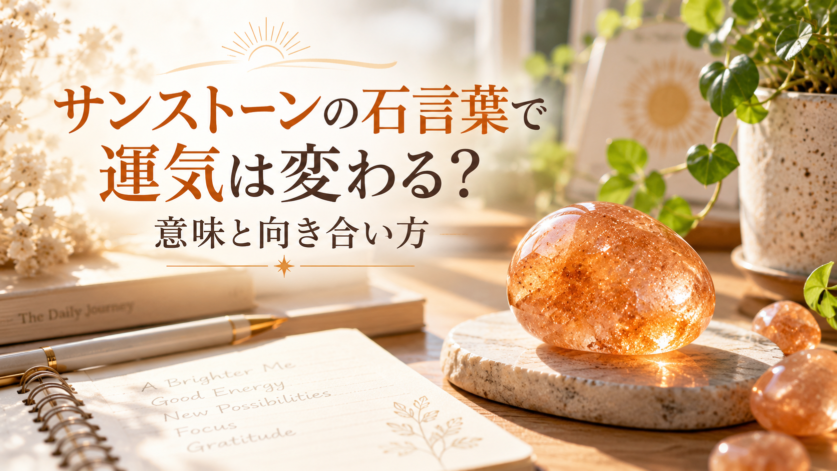 サンストーンの石言葉と運気 サンストーンの石言葉と運気