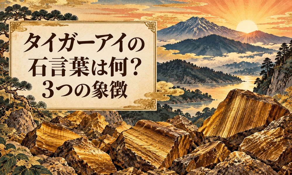 タイガーアイの石言葉は何?3つの象徴 タイガーアイの石言葉は何?3つの象徴