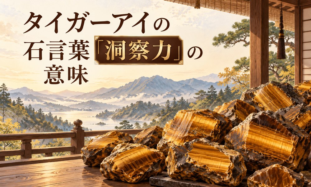 タイガーアイの石言葉「洞察力」の意味 タイガーアイの石言葉「洞察力」の意味