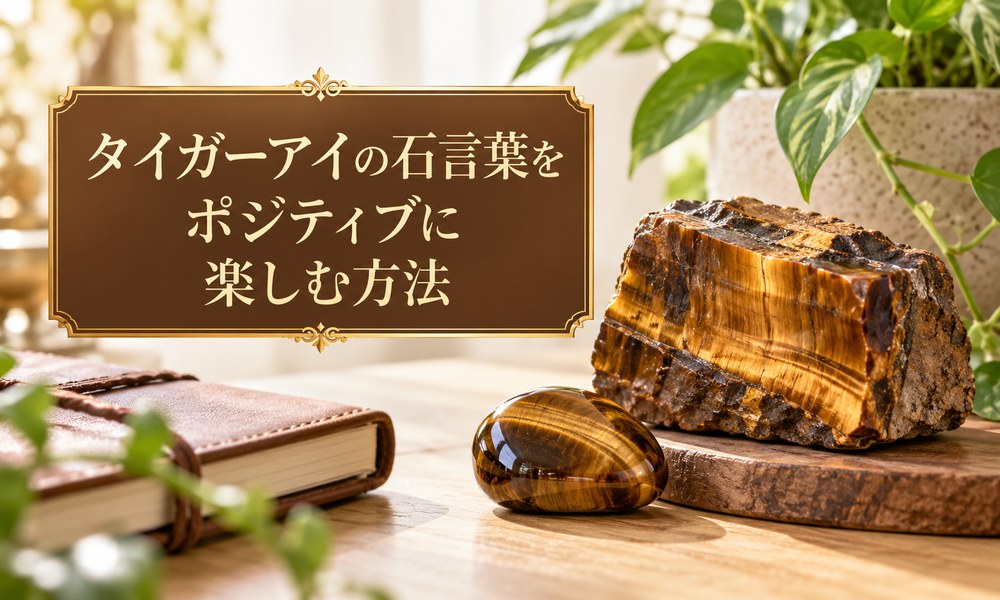 タイガーアイの石言葉をポジティブに楽しむ方法 タイガーアイの石言葉をポジティブに楽しむ方法