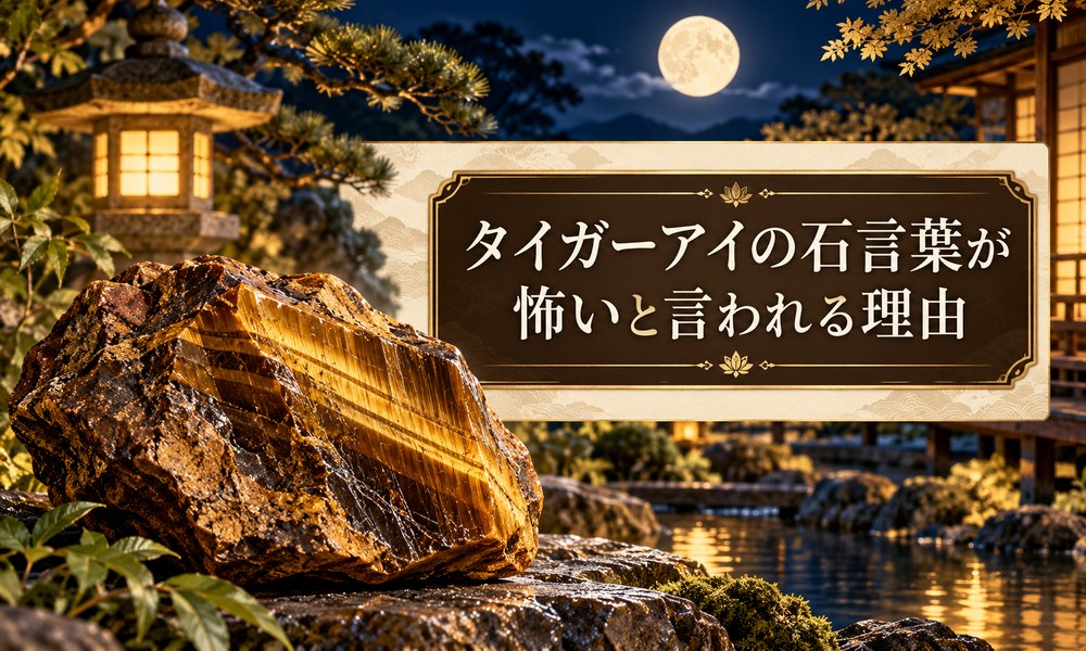 タイガーアイの石言葉が怖いと言われる理由 タイガーアイの石言葉が怖いと言われる理由