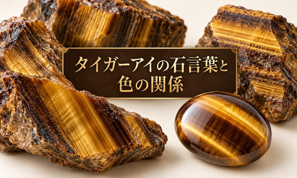 タイガーアイの石言葉と色の関係 タイガーアイの石言葉と色の関係