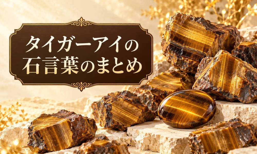 タイガーアイの石言葉のまとめ タイガーアイの石言葉のまとめ