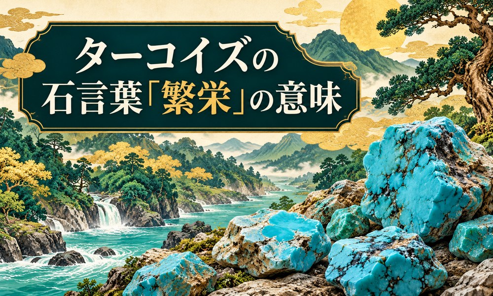 ターコイズの石言葉「繁栄」の意味 ターコイズの石言葉「繁栄」の意味