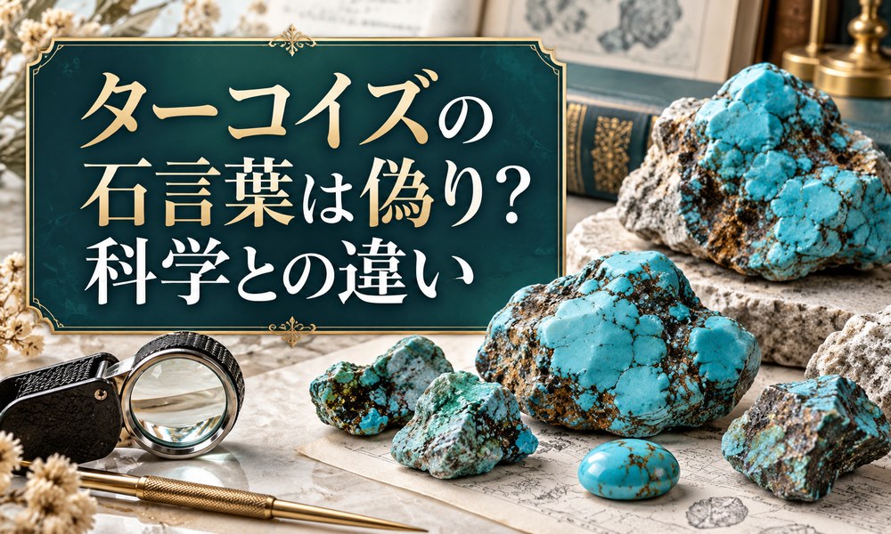ターコイズの石言葉は偽り?科学との違い ターコイズの石言葉は偽り?科学との違い