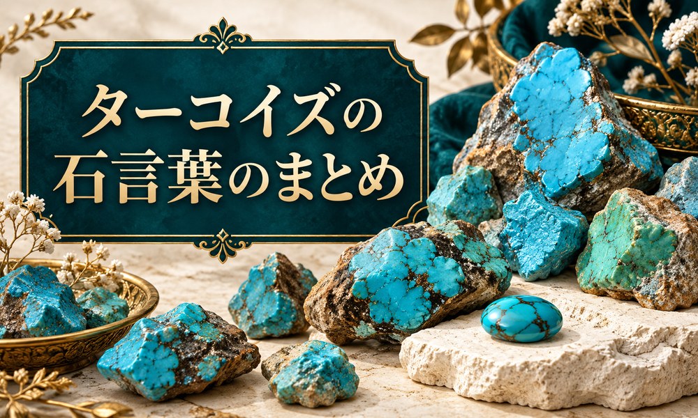 ターコイズの石言葉のまとめ ターコイズの石言葉のまとめ