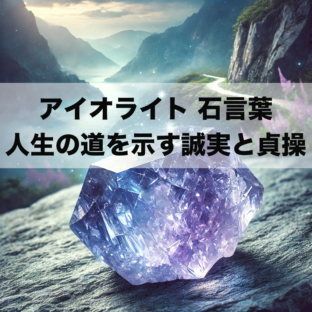 vfghjk - アイオライト 石言葉｜人生の道を示す誠実と貞操の象徴