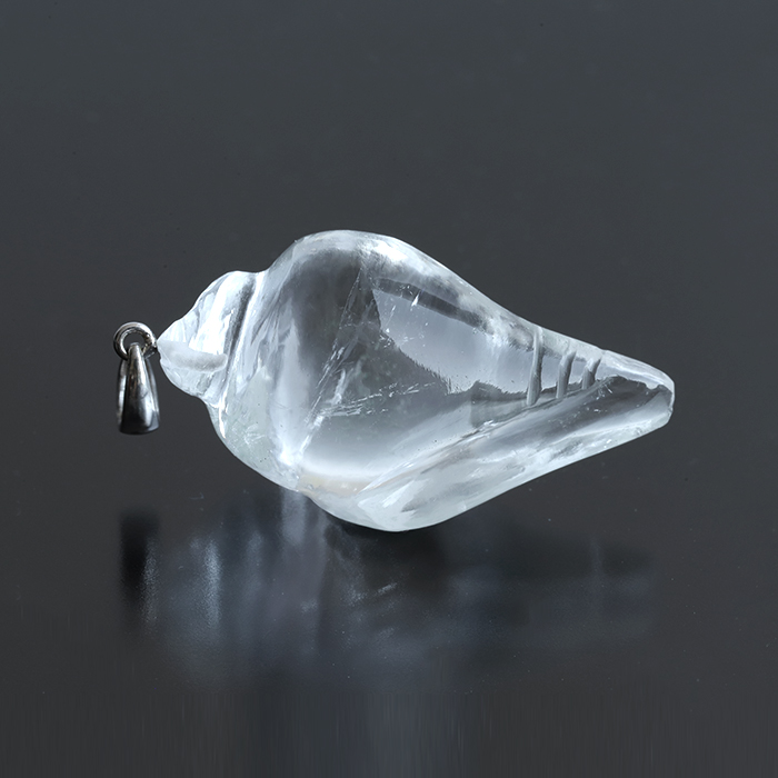 限定!特価!ヒマラヤ☆ネパール産☆ガネッシュヒマール水晶 勾玉【M