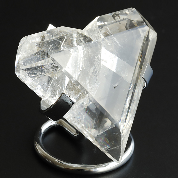 レインボー水晶ポイント