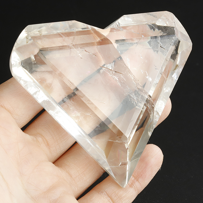 レインボー水晶ポイント