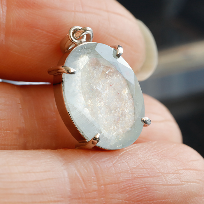 シンデレラアマクアマリンペンダント