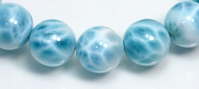 ラリマーブレスレット　12.5mm