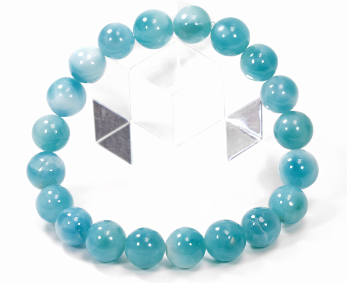 ラリマーブレスレット　12.5mm