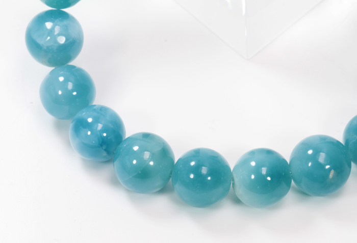 ラリマーブレスレット　12.5mm