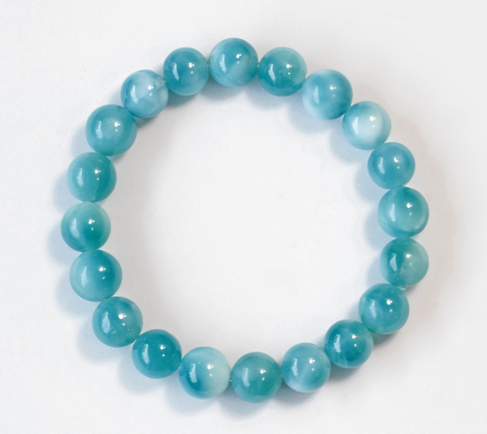 ラリマーブレスレット　12.5mm