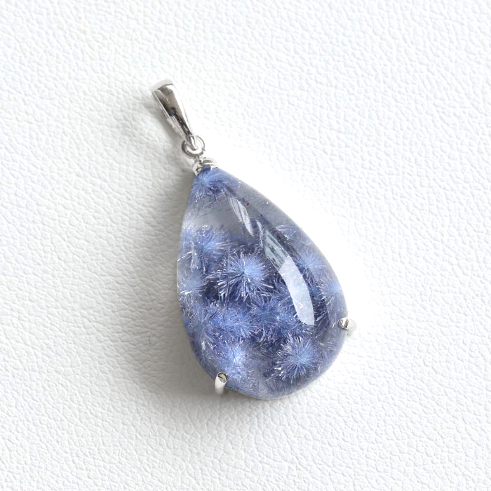 デュモルチライトインクォーツ ペンダントトップ