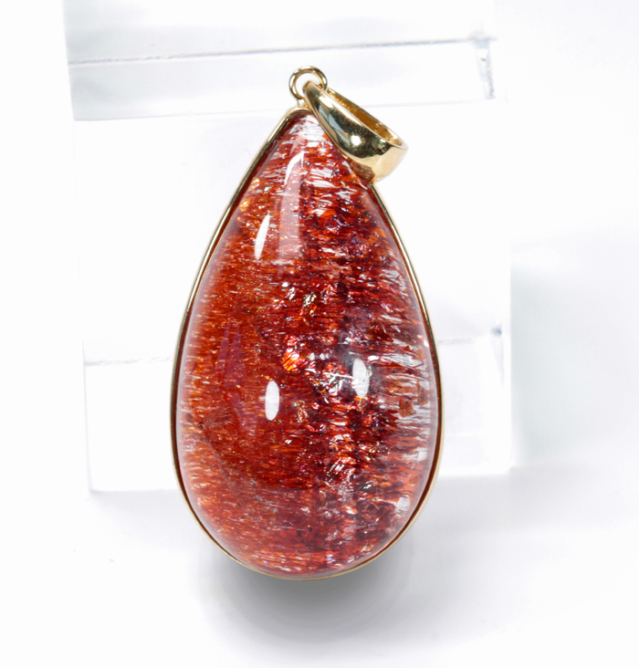 K18 レッドクォーツ ペンダントトップ 楽天市場】レッドクォーツ ペンダント トップ K18イエロー